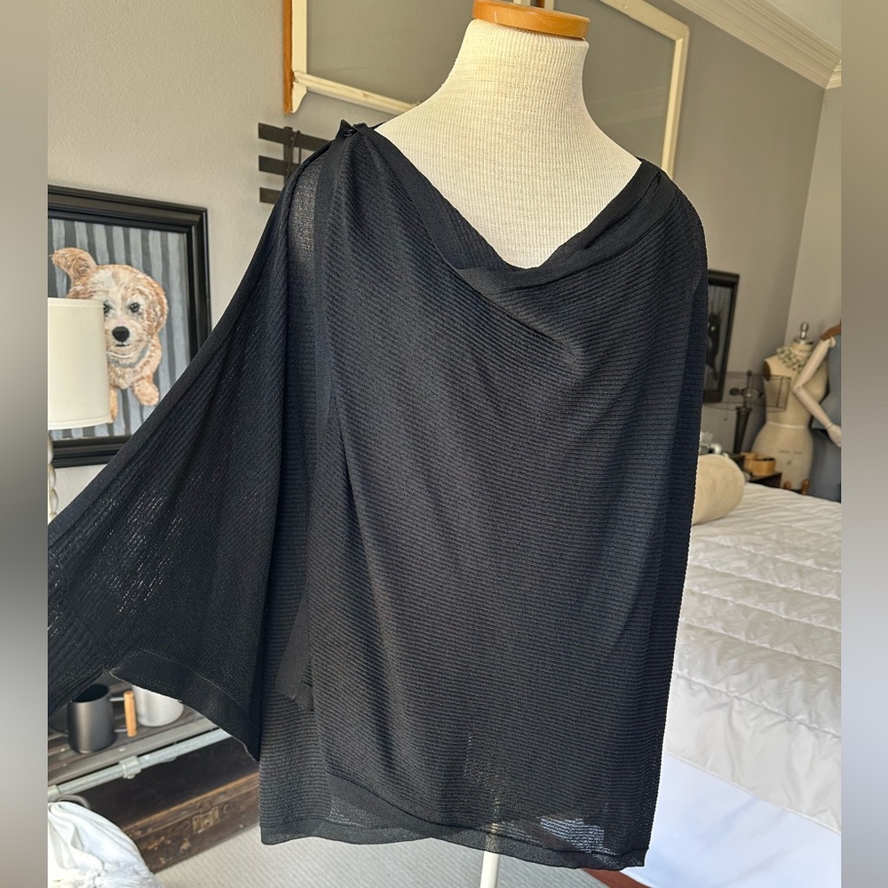 COS black textured knit top, cardigan, size M/L - Picture 4 of 13